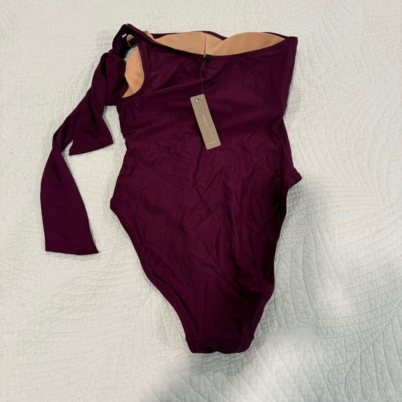 NWT J. Crew Bow tie one shoulder one piece swimsuit - Picture 5 of 5